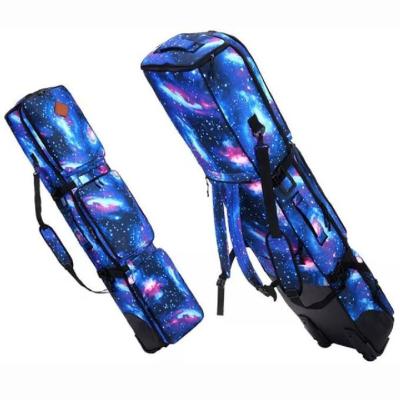 China Wheeled Snowboard Luggage Bag Three Independent Compartment For Ski Boots for sale