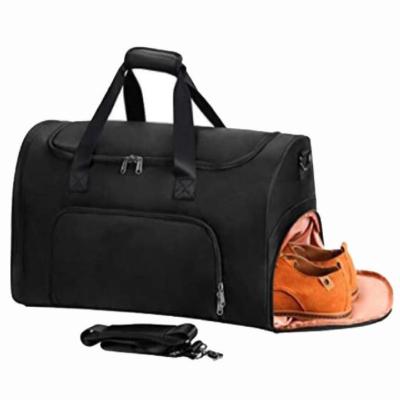 China Unisex Weekend Overnight Travel Duffle Bag With Shoes Compartment for sale