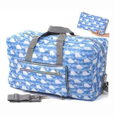 China Large Capacity Durable Waterproof Nylon Foldable Travel Duffel Bag for sale