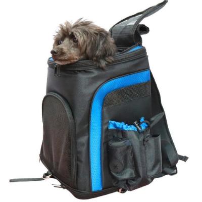 China Customized Pet Carrier Backpack Outdoor For Cats And Dogs for sale