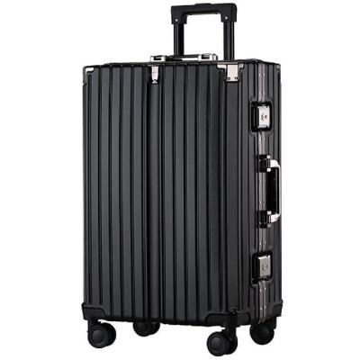 China Aluminum Travel Luggage Bag Abs Pc Luggage Suitcase for sale