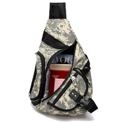 China Custom Logo Outdoor Sports Camping Messenger Chest Pack Single Shoulder Crossbody Bag for sale
