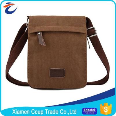China Multifunction Brown Laptop Messenger Bags Washable And Large Capacity for sale