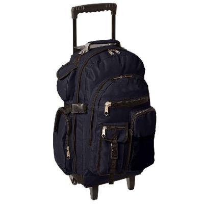 China High Standard Design Black Polyester Backpack / Travel Trolley Backpacks for sale