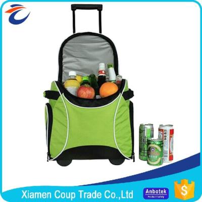 China Custom Bulk Nylon Picnic Cooler Bag / Trolley Cooler Bag Washable And Large Capacity for sale