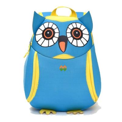China Multifunction Night Owl Primary School Bag / Nylon Shoulder Bag For Teens for sale