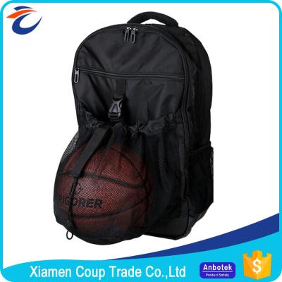 China Multifunction Outdoor Sports Bag / Polyester School Bags With Mesh Ball Pocket for sale