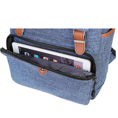 China Multi Color Office Laptop Bags / Canvas Laptop Backpack For Leisure And Work for sale