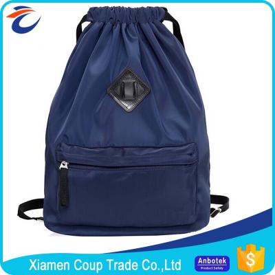 China Customized Logo Coloured Drawstring Bags Nylon Material 42x15x45 Cm Size for sale