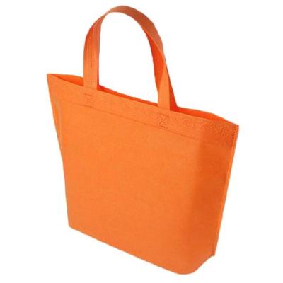 China Recycling Laminated Non Woven Reusable Bags With Single Long Handles for sale