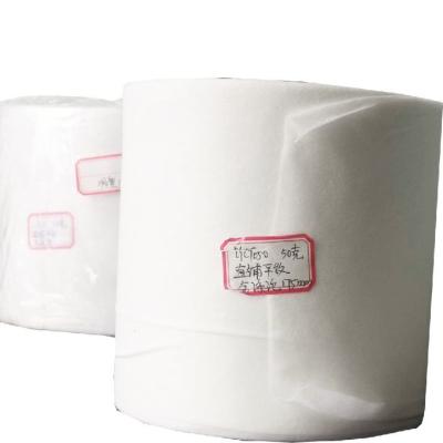 China Material no tejido de Spunlace del poliéster viscoso para los trapos mojados Rolls en venta