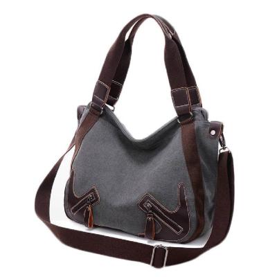 China 32x15x28cm Ladies Canvas Tote Bags for sale
