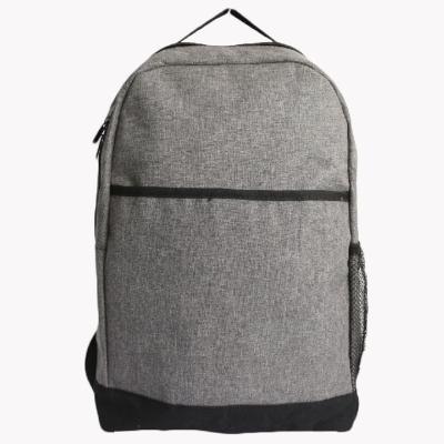 China Simple Grey Backpack Computer Bag For Business Travel for sale