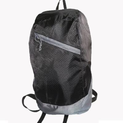 China Lightweight Black Polyester Outdoor Sports Backpack for sale