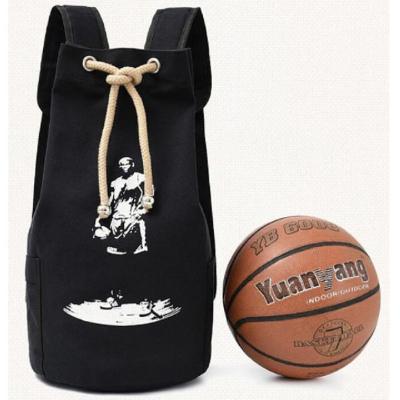 China Large Capacity Waterproof Canvas Drawstring Bucket Backpack for sale