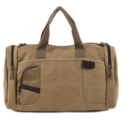 China Retro Classic Cotton Canvas Weekend Travel Duffel Bag for sale