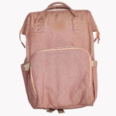 China Multifunctional 600d Polyester Mummy Diaper Backpack With 210d Lining for sale