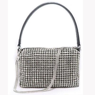 China Rhinestone Womens Messenger Handbag 17x6x11cm for sale