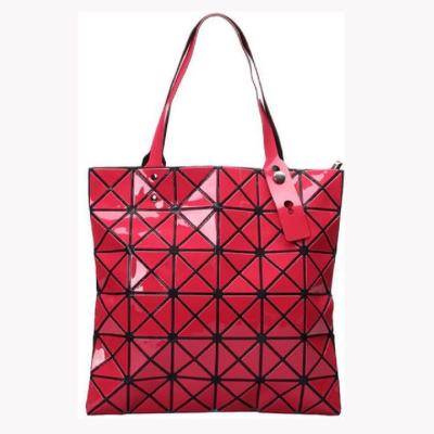 China Folding One Shoulder Rhombic Portable Shopping Bag for sale