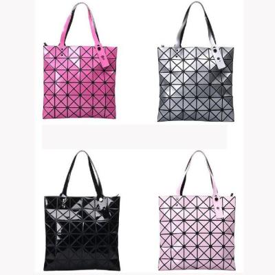 China OEM Geometric Diamond PU Women Shoulder Handbag for sale