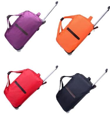 Китай Сумки багажа емкости Оксфорда сумка перемещения материальной большой изготовленная на заказ с вагонеткой продается