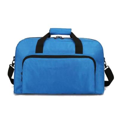 China Washable Zippered Nylon Sports Travel Bag With Padded Grab Handle for sale