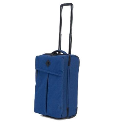 China Washable Polyester Trolley Luggage Travel Bag With Wheels for sale