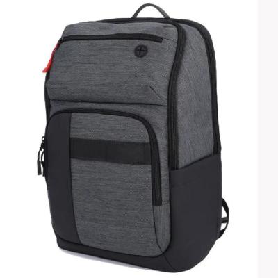 China Black Grey Oxford Material Primary School Bag with Elasticized Pockets for sale