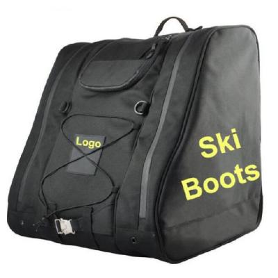 China Custom Logo 400x300 PVC 3mm PE Foam Travel Ski Boot Bag for sale