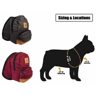 China EN71 Softback Dog Harness Backpack For Daily Walking for sale