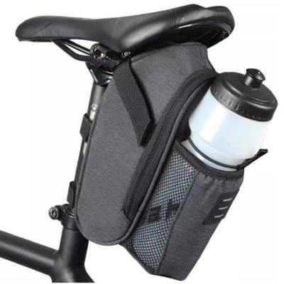 China Regen-Beweis-Reise-Fahrrad-Sattel-Tasche mit doppelter Reißverschluss-Tasche zu verkaufen