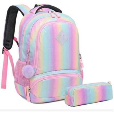 China OEM ODM Rainbow Primary School Backpack For Girls for sale