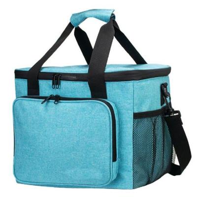 China Large Capacity Picnic Insulated Cooler Bags PEVA Thermal Cooling Tote for sale
