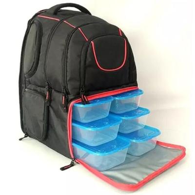 China Waterproof Unisex Meal Prep Lunch Bag With Container Set for sale