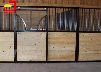 China Eco Friendly Carbonized Bamboo Board 2.2m Mesh Horse Stall Fronts for sale