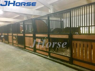 China 10 Foot Bamboo Wood European Horse Barns With Sliding Door for sale