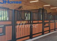 China Pre Built Modern European Horse Stalls Bamboo Infill Optional for sale