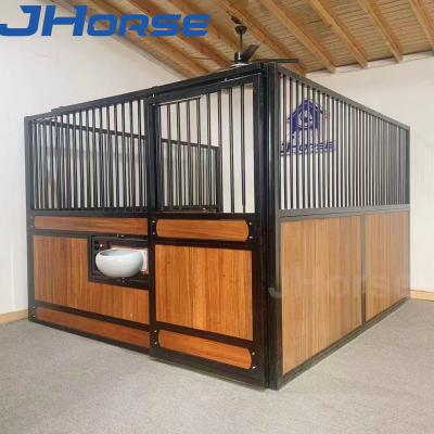 China Horse Equipment Bamboo Horse Stable Stall Fronts Panels For Farm for sale