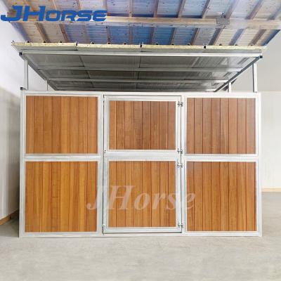 China Strand Wooden Bamboo Doors Planks Stable Horse Stall Panels Classic Design for sale