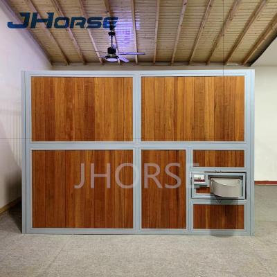 China Standard 3m 3.5m 3.6m 3.8m 4m Horse Stall Panels With Feeder for sale
