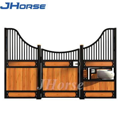 China Australia Standard 10ft Mesh Stall Fronts Strand Woven Bamboo Horse Stable Panel for sale