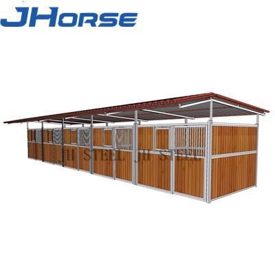 China 12ft Sliding Door Heavy Duty Modern Horse Barn for sale