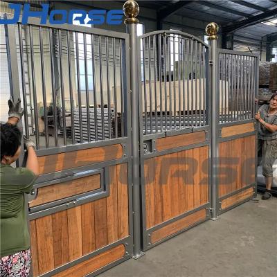 China Customised High Density Infill Wood Horse Stall Panels 3.5x2.2m for sale