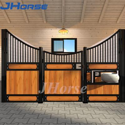 China Customize Design Horse Stall Fronts , Bamboo Wood European Stall Fronts for sale