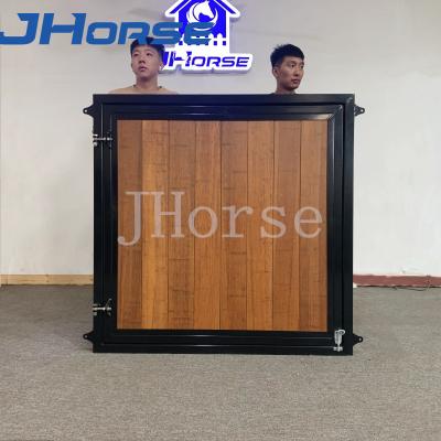 China Heavy Duty Customized Bamboo Horse Barn Door Windows With Yoke for sale