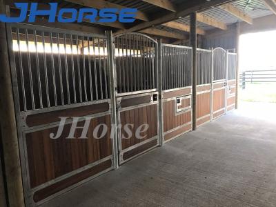 China Arch Design Horse Stall Front Panels Powder Coated Steel for sale