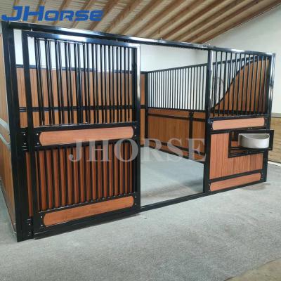 China 4m Length European Horse Stalls Enduring Sliding Door Galvanized Stainless for sale