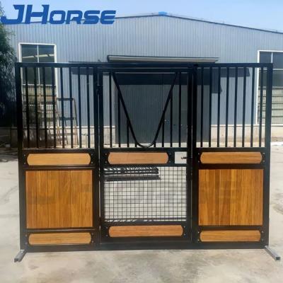 China Sliding Door Horse Stall Panels Width Customized Bamboo Wood Infill for sale