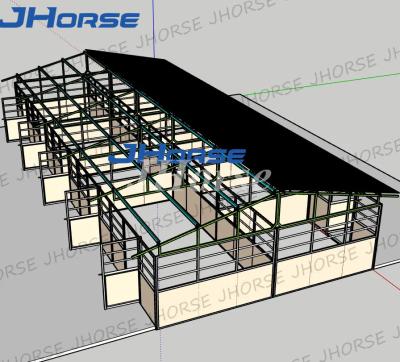 China Pine Or Bamboo European Horse Stalls Horse Stable Equipment Wood Pallet For Farms for sale