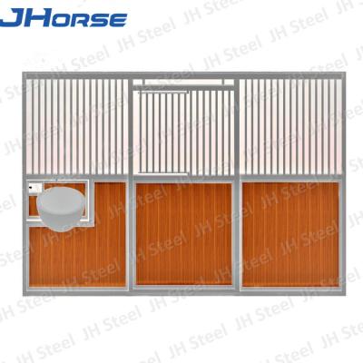 China Hot Dip Galvanized European Horse Stalls , Portable Horse Box Stalls Large Size for sale
